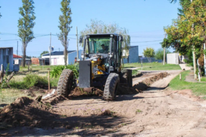 Seguí ejecuta nuevas cuadras de pavimento con fondos municipales