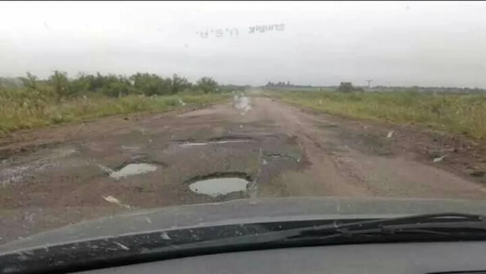 Piden la “intervención urgente” de tramos deteriorados de la Ruta Provincial N° 6 en el Departamento La Paz