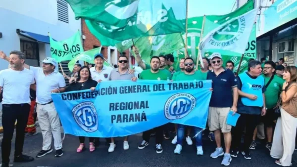 La CGT Paraná alertó sobre el parate económico y denunció la paralización del 80% de la obra pública