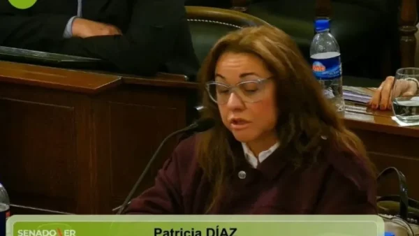 Tras la expulsión de su esposo Daniel Rossi del PJ, la senadora Patricia Díaz abandonó el bloque