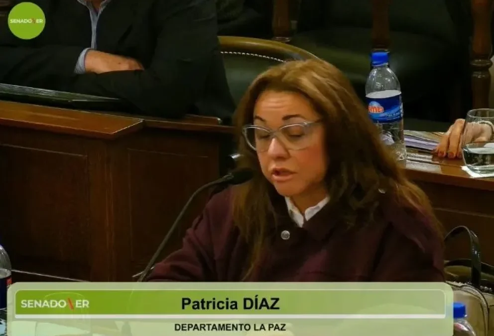 Tras la expulsión de su esposo Daniel Rossi del PJ, la senadora Patricia Díaz abandonó el bloque