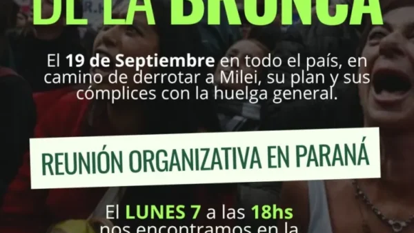 Con asambleas e intervenciones callejeras, avanza en Entre Ríos la organización de la «Marcha de la Bronca»