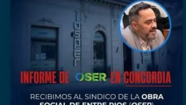 Giampaolo dará una charla en Concordia sobre la situación de la OSER