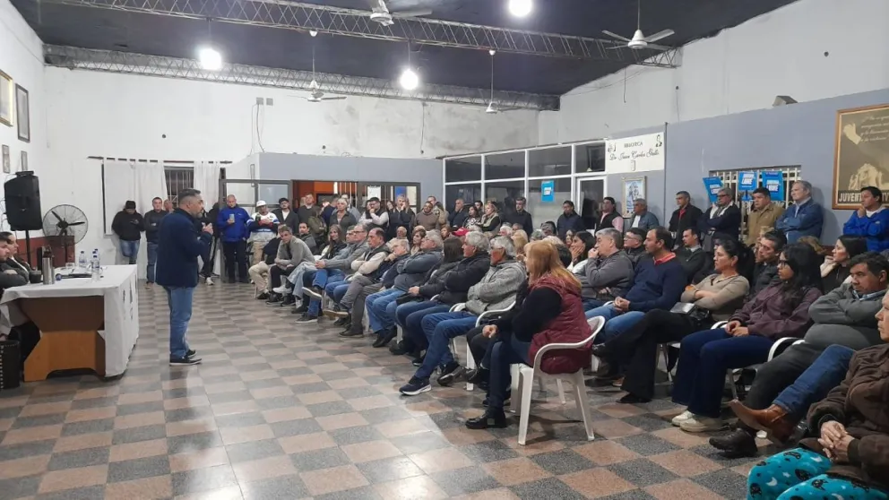 Giampaolo estuvo en Concordia y advirtió sobre la preocupante situación de la OSER