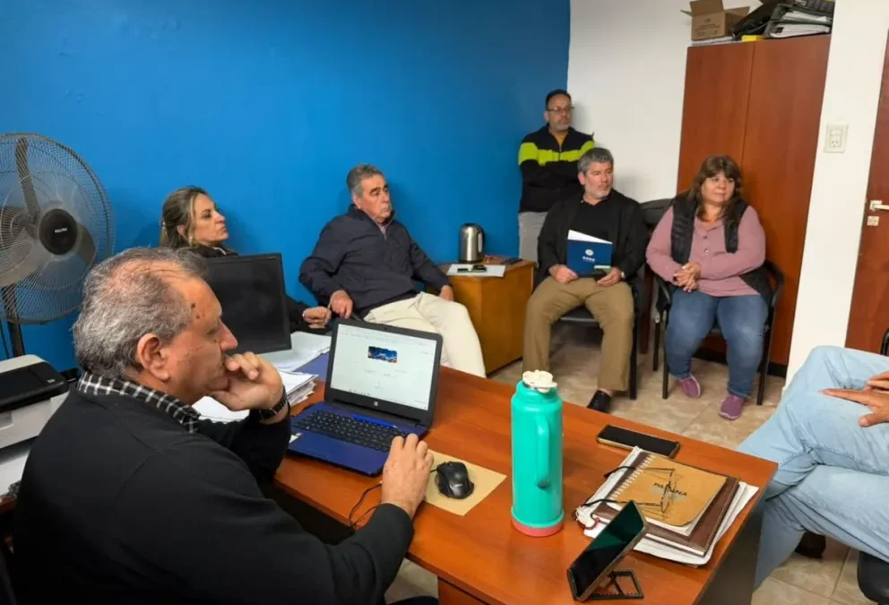 Tennen fue recibido por autoridades del sindicato municipal de Paraná